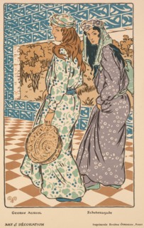 published by Art and Decoration: Scheherazade, 1901. Georges Auriol (French, 1863-1938). Color