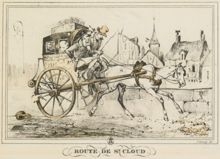 Scenes of Daily Life, Roads and Paths: Road to Saint-Cloud (Scènes de la vie quotidienne, Route et