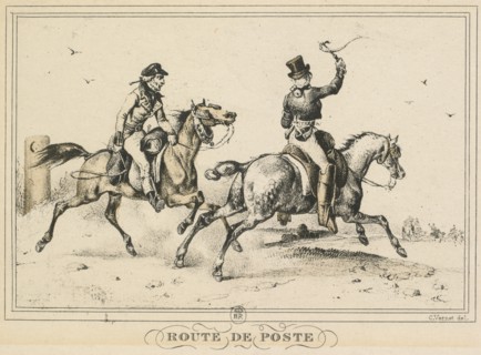 Scenes of Daily Life, Roads and Paths: Mail Route (Scènes de la vie quotidienne, Route et Chemins:
