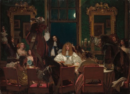 The Life of Buckingham, c. 1855. Augustus Leopold Egg (British, 1816-c. 1863). Oil on board ;