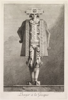 Mascarade à la Grecque: Berger à la Grecque (Plate 5), 1771. Benigno Bossi (Italian, 1727-1792).