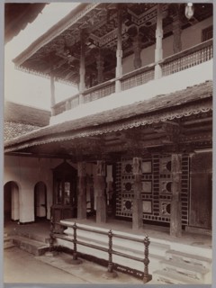 Buddhist Temple in Kandy, Ceylon, c. 1880s. Skeen & Co. (British, active 1860-1920). Albumen print