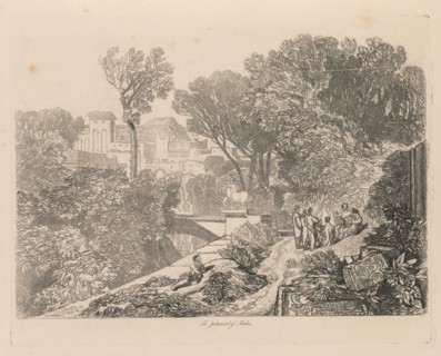 Liber Studiorum: Plate 6, The Judgment of Midas, 1838. John Sell Cotman (British, 1782-1842).