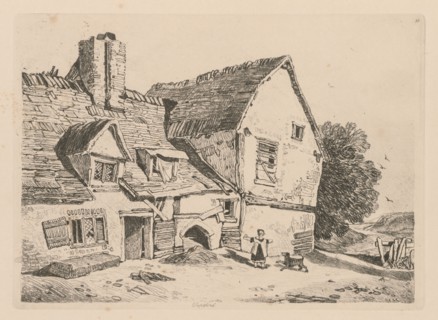 Liber Studiorum: Plate 38, View at Deptford, 1838. John Sell Cotman (British, 1782-1842).