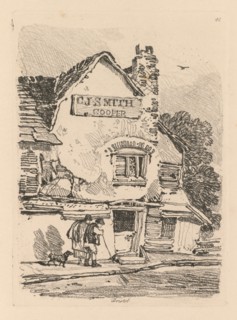 Liber Studiorum: Plate 41, House at Bristol, 1838. John Sell Cotman (British, 1782-1842).