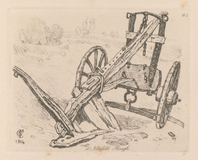Liber Studiorum: Plate 43, A Norfolk Plough, 1814. John Sell Cotman (British, 1782-1842).