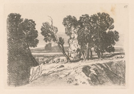 Liber Studiorum: Plate 17, A Study, 1838. John Sell Cotman (British, 1782-1842). Softground