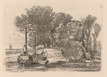 Liber Studiorum: Plate 19, Postwick Grove, Norfolk, 1838. John Sell Cotman (British, 1782-1842).