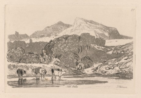 Liber Studiorum: Plate 21, View in North Wales, 1838. John Sell Cotman (British, 1782-1842).