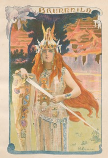L'Estampe Moderne: Brunnhild, 1899. Gaston Bussiere (French, 1862-1929), Imprimerie Champenois.