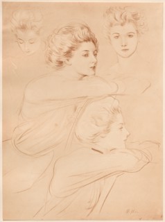 L'Estampe Moderne: Parisienne: Parisienne, 1898. Paul César Helleu (French, 1859-1927), Imprimerie