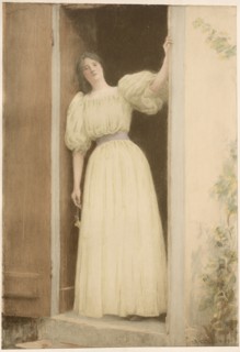 L'Estampe Moderne: Le Départ: Le Départ, published 1899. Louis Joseph Raphaël Collin (French,