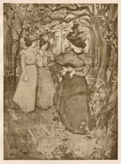 L'Estampe Moderne: Menuet d'Automne, 1898. Manuel Robbe (French, 1872-1936), Imprimerie Champenois.