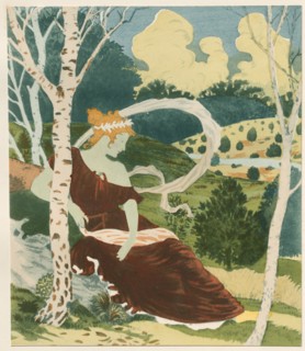 L'Estampe Moderne: Dans les Bois: Dans les Bois, 1899. Eugène Grasset (French, 1841-1917),