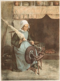 L'Estampe Moderne: L'Aïeule: L'Aïeule, 1899. Jeanne Granes (French, 1887-1917), Imprimerie