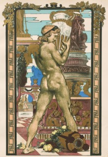 L'Estampe Moderne: Porteur d'Amphore, 1899. Maurice Desvallières (French, 1857-1926), Imprimerie