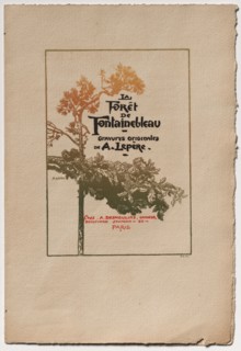Fontainebleau Forest: Ad for "Fontainebleau Forest" (La Forêt de Fontainebleau), 1890. Auguste