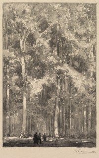 Fontainebleau Forest: Morning, Crossroads of the Route of the Forts de Marlotte (La Forêt de