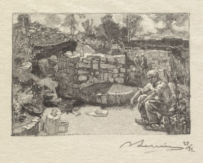 Fontainebleau Forest: Quarryman's Lodge (La Forêt de Fontainebleau: Une loge de carrier), 1890.