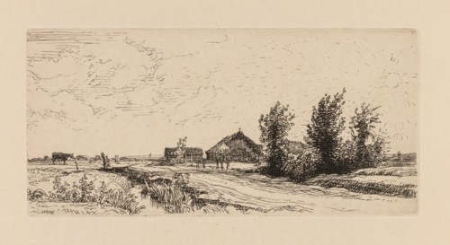Auguste Lepère: Le petit gardeur de vaches. Auguste Louis Lepère (French, 1849-1918). Etching, from