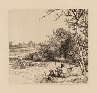 Auguste Lepère: Le pommier renversé (Picardie)	. Auguste Louis Lepère (French, 1849-1918). Etching,