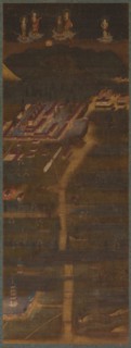 Kasuga Shrine Mandala, 1300-1333. Japan, Kamakura Period  (1185-1333). Hanging scroll; ink, color,