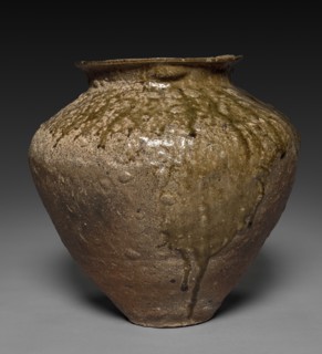 Storage Jar, late 1100s. Japan, Kamakura period (1185-1333). Stoneware with natural ash glaze