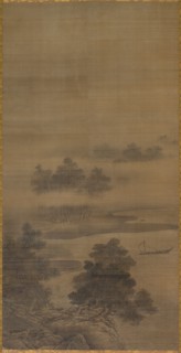 Landscape, late 1500s-early 1600s. Japan, Momoyama (1573-1615) or early Edo (1615-1868) period.