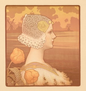 Her Most Gracious Majesty Queen Wilhelmina (Sa Très Gracieuse Majesté La Reine Wilhelmine), 1901.