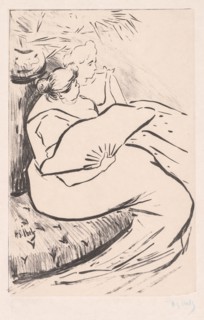 Seated Woman, ca. 1895-1900. Henri Gabriel Ibels (French, 1867-1936). Lithograph
