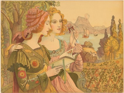 The Golden Legend (Legende Dorée), 1897. Armand Point (French, 1861-1932), F. Champenois, Paris..