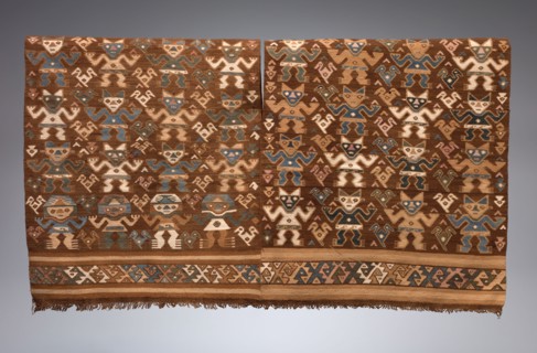Tunic with Frontal Figures, 1400-1532. Central Andes, Central Coast, Ychsma (Pachacamac) people.