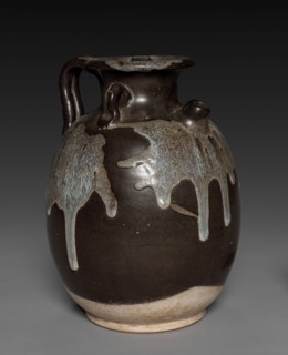 Ewer, 618-907. China, Tang dynasty (618-907). Glazed stoneware, Huangdao ware; overall: 27 x 20.3