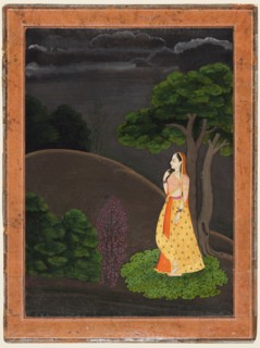 Utka Nayaka, c. 1750-55. Northern India, Himachal Pradesh, Guler. Color on paper; page: 24.8 x 18.7