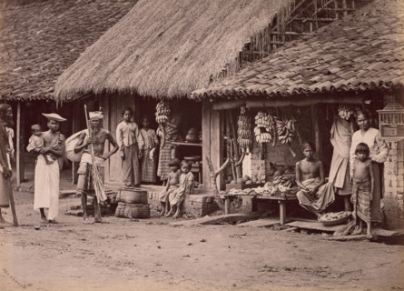 Fruitsellers, c. 1880. Scowen & Co. (British, active Ceylon, 1876-1895). Albumen print from glass