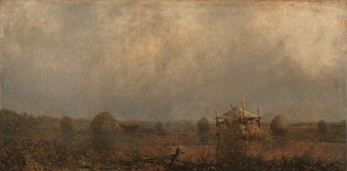 High Tide on the Marshes, 1872. Martin Johnson Heade (American, 1819-1904). Oil on canvas;