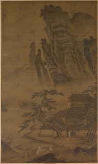 Landscape, 1644-1911. China, Qing dynasty (1644-1911). Ink and color on silk panel; overall: 177.5