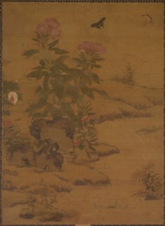Plants and Insects, 1368-1644. China, Ming dynasty (1368-1644). Ink and color on silk panel;