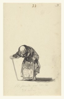 He Can No Longer at the Age of 98; Francisco José de Goya y Lucientes, Francisco de Goya, Spanish, 1746 - 1828, Spain
