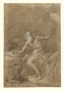 Saint Jerome Hearing the Trumpet of the Last Judgement; Vicente Carducho, Spanish, born Italy, about 1576 - 1638, about 1626