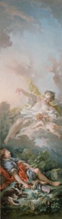 Aurora and Cephalus; François Boucher, French, 1703 - 1770, 1769; Oil on canvas; 265 x 86 cm, 104 5,16 x 33 7,8 in