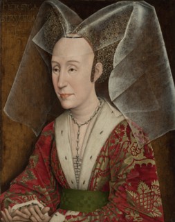 Portrait of Isabella of Portugal; Workshop of Rogier van der Weyden, Netherlandish, 1399,1400 - 1464, Netherlands; about 1450