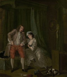 After; William Hogarth, English, 1697 - 1764, 1730 - 1731; Oil on canvas; 39.4 × 33.7 cm, 15 1,2 × 13 1,4 in