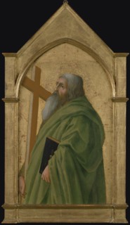 Saint Andrew; Masaccio, Tommaso di Giovanni Guidi, Italian, Florentine, 1401 - 1428, 1426; Tempera and gold leaf on panel