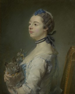 Magdaleine Pinceloup de la Grange, née de Parseval; Jean-Baptiste Perronneau, French, 1715 - 1783, 1747; Oil on canvas