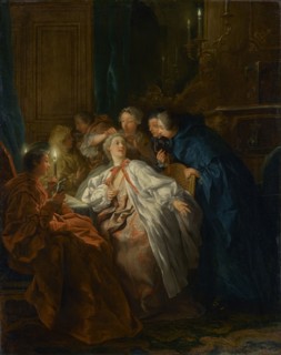 Before the Ball; Jean-François de Troy, French, 1679 - 1752, Paris, France; 1735; Oil on canvas; 83 × 65.4 cm