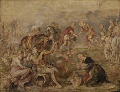 Meeting of King Ferdinand of Hungary and Cardinal-Infante Ferdinand of Spain at Nördlingen; Peter Paul Rubens, Flemish, 1577