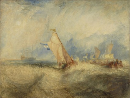 Van Tromp, Going About to Please His Masters; Joseph Mallord William Turner, British, 1775 - 1851, 1844; Oil on canvas