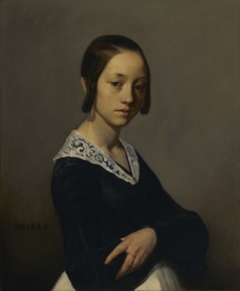 Louise-Antoinette Feuardent; Jean-François Millet, French, 1814 - 1875, France; 1841; Oil on canvas; 73.3 x 60 cm