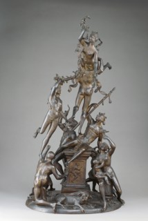 Group of Eleven Figures, Allegory of Autumn, Francesco Bertos, Italian, active 1693 - 1733, Rome, ?, Italy; about 1725
